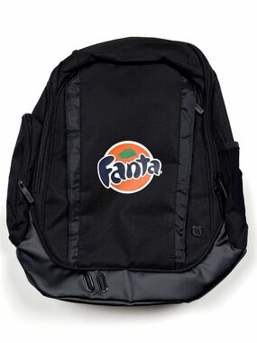 Fanta Leed's Elleven Black Laptop Backpack NWT Logo Promo Bag